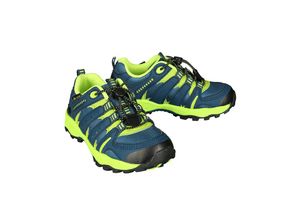 4019335597822 - - Trekkingschuhe FREMONT mit Schnellschnürsystem in petrol lemon Gr28