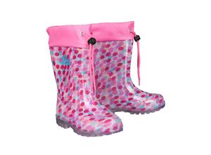 4019335615021 - - Gummistiefel POWER BLINKY DOTS in pink türkis Gr28