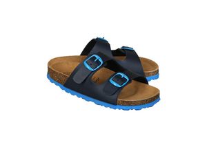 4019335666672 - LICO - Pantoletten BIOLINE KIDS in marine blau Gr29