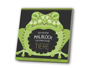 4019393911875 - Der kreative Malblock für Erwachsene - Tiere m Audio-CD Tl2 Kartoniert (TB)