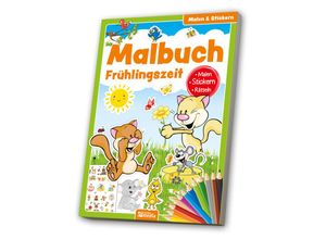 4019393912100 - Malbuch Frühlingszeit Kartoniert (TB)