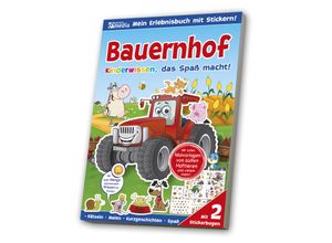 4019393912568 - Sticker-Übungsbuch - Bauernhof Natur Kartoniert (TB)