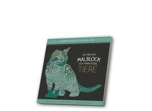 4019393986644 - Der kreative Malblock für Erwachsene - Tiere m Audio-CDBd1 Kartoniert (TB)