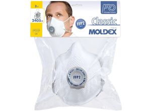 4019444009025 - Atemschutzmaske FFP2 nr d mit Klimaventil Klassiker in Blisterverpackung - Moldex