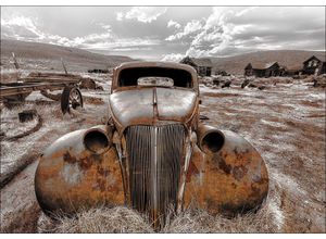 4019449455872 - PRO ART Aludibondbild LOST CAR (LB 70x100 cm) LB 70x100 cm bunt Alubild Metallbild