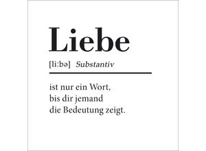 4019449474781 - PRO ART Keilrahmenbild LIEBE (BHT 27x27x2 cm) BHT 27x27x2 cm bunt