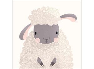 4019449482199 - PRO ART Keilrahmenbild LITTLE LAMB (BHT 27x27x2 cm) BHT 27x27x2 cm bunt