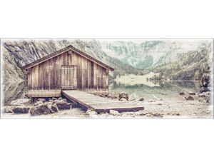 4019449484476 - PRO ART Keilrahmenbild COTTAGE (BHT 77x27x2 cm) BHT 77x27x2 cm bunt