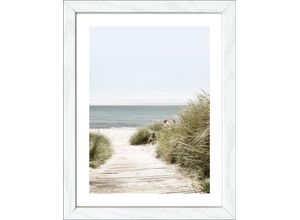 4019449493676 - PRO ART Gerahmtes Bild NORDIC BEACH V (BHT 19x24x180 cm) BHT 19x24x180 cm bunt