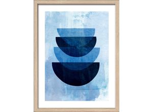 4019449496837 - PRO ART Gerahmtes Bild ONLY BLUE III (BHT 3250x4250x2 cm) BHT 3250x4250x2 cm bunt