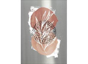 4019449500312 - PRO ART Aludibondbild ART LEAVES IV (BHT 70x100x110 cm) BHT 70x100x110 cm bunt Alubild Metallbild