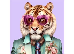 4019449522796 - Glasbild TIGER WITH GLASSES 4019449522796 - Glasbild TIGER WITH GLASSES