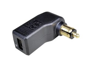 4019524001604 - Gewinkelter USB Normstecker Belastbarkeit Strom max=3 A 12 V 24 V