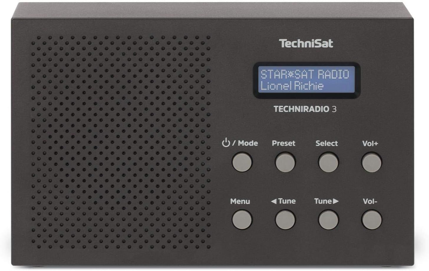 4019588039254 - TechniSat TechniRadio 3 DAB Radio (DAB+ UKW portabel Radiowecker Blockdesign) schwarz