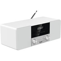 4019588139138 - TechniSat DIGITRADIO 3 Tischradio DAB+ UKW CD USB Bluetooth® Inkl Fernbedienung Weckfunktion Akku-Ladefunktion Weiß