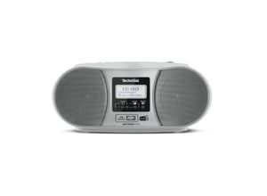 4019588139527 - TechniSat DIGITRADIO 1990 CD-Radio DAB+ UKW AUX Bluetooth® CD USB Akku-Ladefunktion Weckfunktion Silber