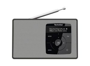 4019588239104 - Digitradio 2 Tischradio dab+ ukw dab+ ukw Bluetooth® Weckfunktion Schwarz Weiß - Technisat