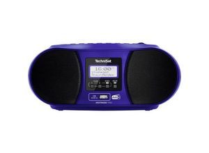 4019588239524 - TechniSat DIGITRADIO 1990 CD-Radio DAB+ UKW AUX Bluetooth® CD USB Akku-Ladefunktion Weckfunktion Blau