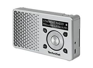 4019588249974 - TechniSat DigitRadio 1 - Tragbares DAB-Radio - 1 Watt - Silber