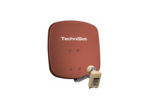 4019588448827 - TechniSat TV Sat DigiDish 45 Twin Brick Red (Diverse) TV Zubehör Rot