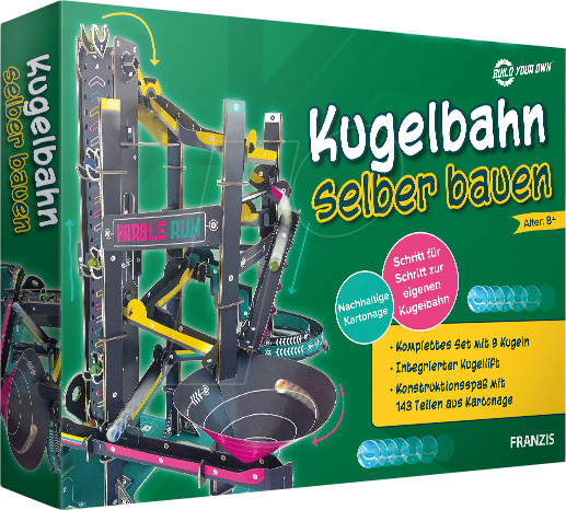 4019631671738 - Kugelbahn Constructor Anzahl Teile 143 Anzahl Modelle 1 Altersklasse ab 8 Jahre Carton