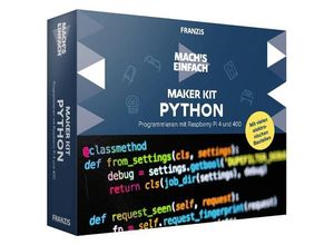 4019631671837 - 67183 Maker Kit Python Programmieren Raspberry Pi Maker Kit ab 14 Jahre Carton