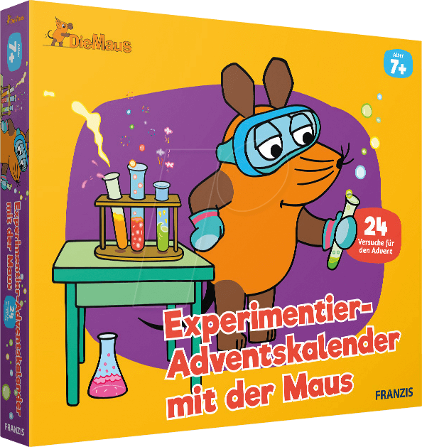 4019631671851 - Experimentier-Adventskalender mit der Maus Experimente Adventskalender