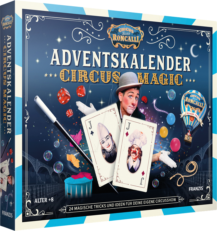 4019631671882 - Zauberer Adventskalender Circus Magic 2023 von Circus Roncalli