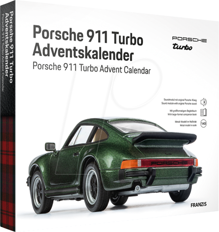 4019631672339 - ADV 67233-9 - Adventskalender - Porsche 911 Turbo DE EN Oakgrünmetallic