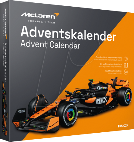 4019631673916 - ADV 67391-6 - Adventskalender - McLaren Formula 1 Team 4019631673916 - ADV 67391-6 - Adventskalender - McLaren Formula 1 Team