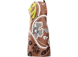 4019665101386 - Kochschürze BUGATTI Paisley Schürzen grün (braun weiß schwarz hellgrün) Topflappen Topfhandschuhe Küchenschürzen Schürzen