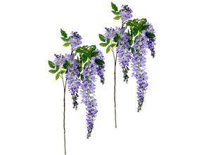 4019844767228 - Kunstblume IGEA Goldregenzweig lila (violett) B33cm H95cm L30cm Obermaterial 90% Polyester 10% Kunststoff Kunstpflanzen als 2er oder 5er Set