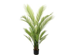 4019844789596 - Kunstbaum IGEA Areca Palme im Topf künstlich Kunstpalme Kunstpflanze Goldfruchtpalme grün B70cm H130cm L70cm Kunststoff Kunstpflanzen Kunstbaum Dekopflanze Zimmerpflanze Zimmerpalme Tropische Grünpflanze