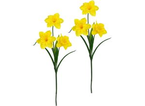 4019844807139 - Kunstblume IGEA Narzissen gelb B20cm H73cm L14cm Polyester Kunstpflanzen