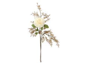 4019844824952 - Kunstblumenstrauß IGEA Kunstblumen Set Dahlie1 beige (creme) B32cm H74cm L16cm Polyester Kunstpflanzen Mit Dekozweig 74 cm hoch Blumen Arrangement Seidenblumen Einzelblumen