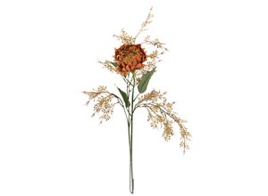4019844825096 - Kunstblumenstrauß IGEA Kunstblumen Set Artischocke orange B32cm H70cm L16cm Polyester Kunstpflanzen 2er Set Artischockenzweig mit Dekozweig 70cm Kunstpflanze Seidenblume