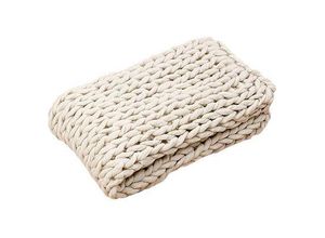 4020607556737 - Decke NELLIO (BT 125x150 cm) BT 125x150 cm beige Wohndecke Kuscheldecke Sofadecke Couchdecke Plate