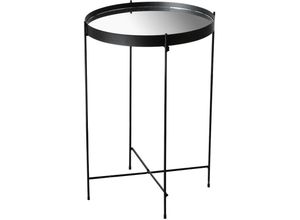 4020607626799 - Boltze Gruppe - Beistelltisch Dekotisch schwarz Wohnzimmertisch Metall Modern Blumenständer Tisch schwarz Eisen LxBxH 375x375x60 cm