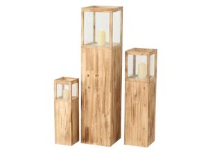 4020607658004 - Stand Windlicht Elba 3er 55-115 cm