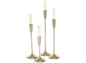 4020607663930 - Kerzenständer LISELLE golden 4er-Set