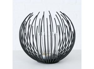 4020607736146 - Windlicht Cylon in Schwarz - (H)16 cm