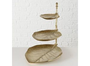 4020607783126 - Etagere Shanoy L45 B32 H45 cm gold