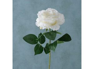 4020607805873 - Stielkunstblume Rose L13 B8 H78 cm weiss