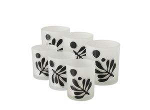 4020607960268 - 2er Set Teelichtglas Matty Set H8-10 x Ø7-9 cm 4020607960268 - 2er Set Teelichtglas Matty Set H8-10 x Ø7-9 cm