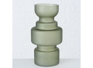 4020607993235 - Vase BODENA (DH 16x30 cm) DH 16x30 cm grün Blumenvase Blumengefäß