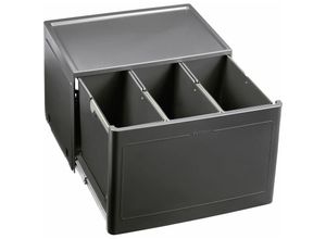 4020684524568 - BLANCO Mülltrennsystem Botton Pro 60 3 Mülleimer Gr B H T 40 cm x 35 cm x 53 cm 39 l schwarz Mülltrennsysteme