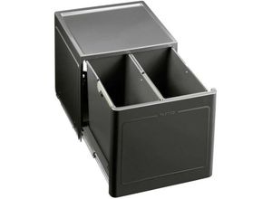 4020684524599 - BLANCO Mülltrennsystem Botton Pro 45 3 Mülleimer Gr B H T 40 cm x 35 cm x 41 cm 26 l schwarz Mülltrennsysteme