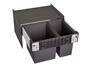 4020684738347 - BLANCO Mülltrennsystem Select II 60 2 Mülleimer Gr B H T 40 cm x 36 cm x 57 cm 49 l schwarz Mülltrennsysteme