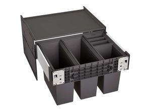 4020684738385 - BLANCO Mülltrennsystem Select II 60 4 Mülleimer Gr B H T 40 cm x 36 cm x 57 cm 42 l schwarz Mülltrennsysteme