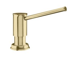 4020684750936 - Accessoires - Spülmittelspender Livia Satin gold 526698 - Blanco